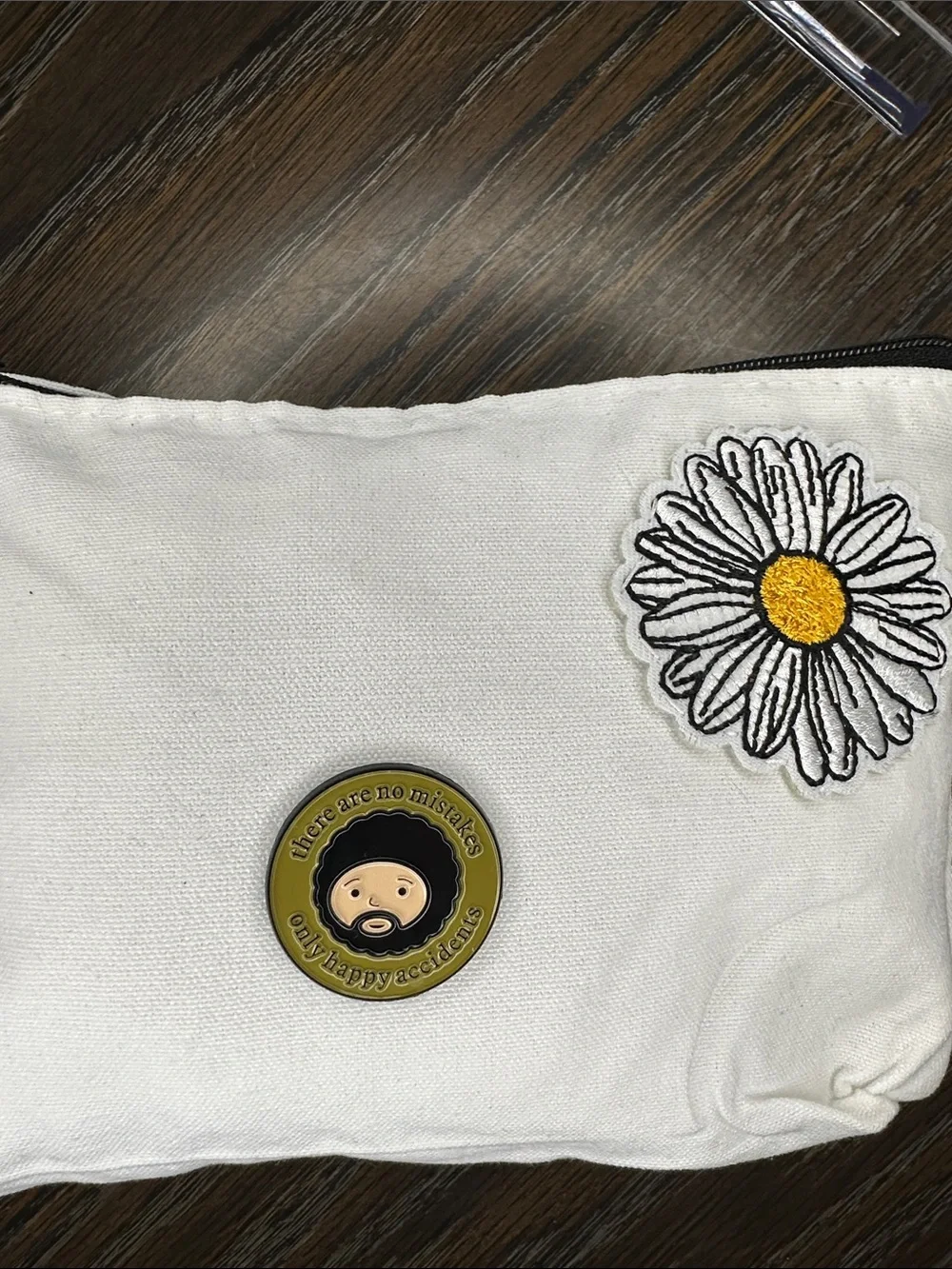 Handcrafted 5x7 Canvas zipper pouch - Picture 4 of 4